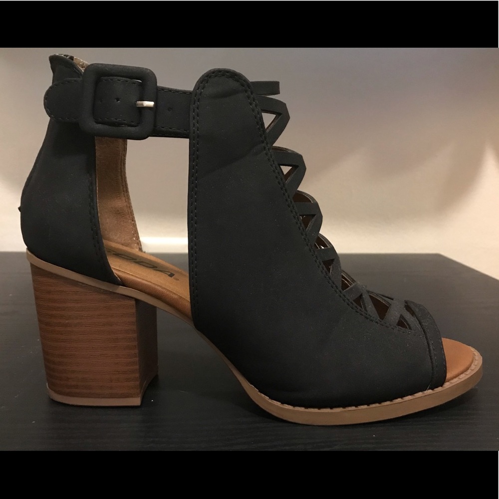 Black booties